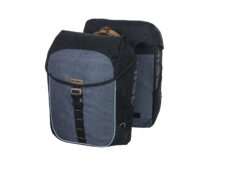 Basil Miles Double bag dubbele tas 32L black slate 17666