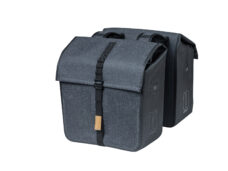 Basil Urban Dry dubbele tas 50-liter charcoal melee 17796