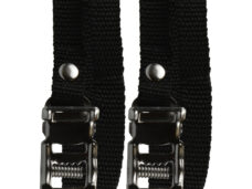 VWP toeclipriemen nylon zwart (2st)