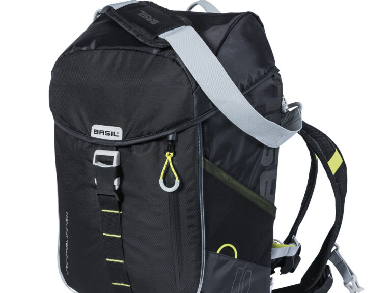 Basil rugzak Miles Daypack Nordlicht 17l zwart/lime