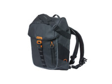 Basil rugzak Miles Tarpaulin 17l zwart/oranje