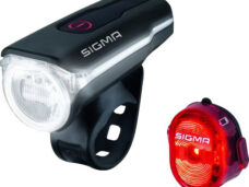 Sigma verlichtingsset Aura 60 lux + Nugget II USB-laadbaar