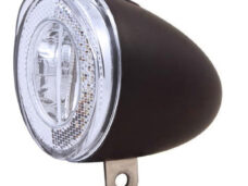 Spanninga koplamp Swingo Xb zwart incl.3xAAA bat.reflectie