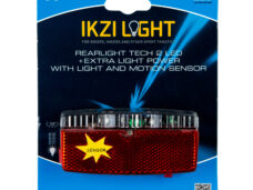 IkziLight achterlicht met sensor LED drager 80mm