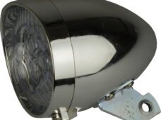 Koplamp Catch It 3-LED retro chroom OEM