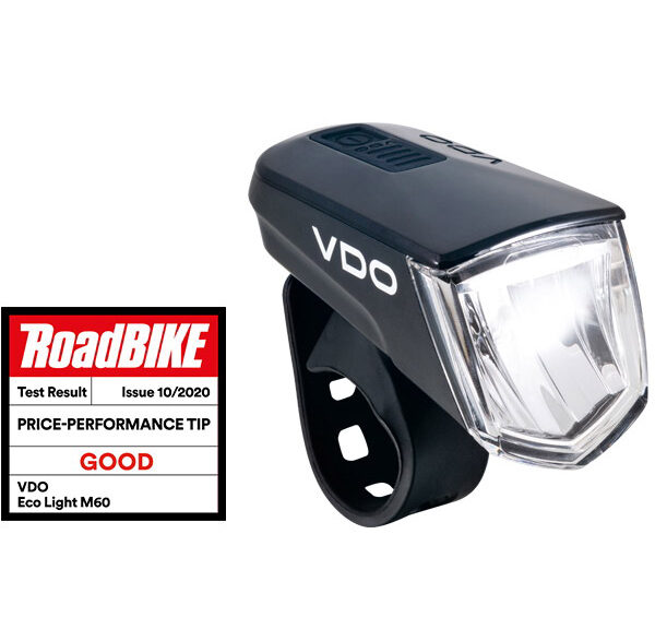 VDO koplamp Eco light M60 FL USB 60 Lux + accu