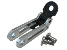 Busch & Müller koplamphaak verstelbaar 40/32mm zilver