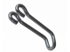Busch & Müller koplamphaak medium 45/18mm RVS zwart
