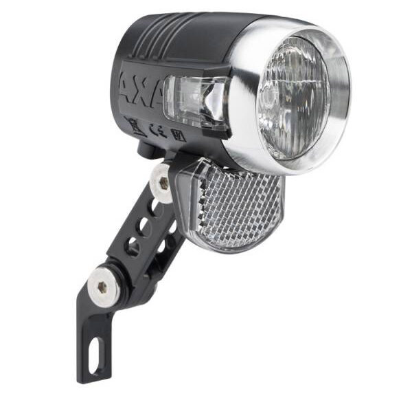 AXA koplamp Blueline 50 lux E-bike dynamo zwart