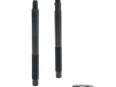 Schwalbe ventielverlenger 65mm met schroefdraad alu zw (2st)