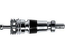Alligator binnenventiel AV kort staal zilver (10st)