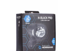 Herrmans koplamp H-Black Pro E-bike 6-12V 230 lumen zwart