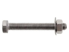 Bofix vork-kroonbout RVS M6-40 compleet (10st)