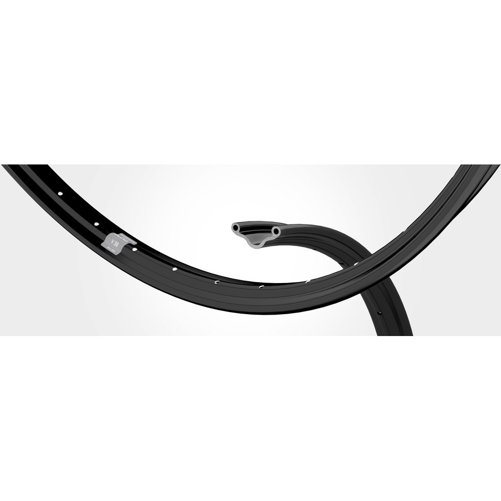 Ryde velg V38 28"/622 36g 13G disc alu zwart