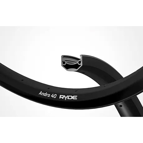 Ryde velg Andra 40 24"/507 32g 14G CNC alu zwart