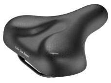 Selle San Remo zadel Lugano E-Bike zwart met handgreep
