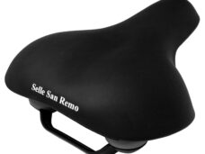 Selle San Remo Vienna elcykelsadel svart med handtag