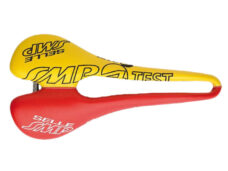 SMP zadel Pro Blaster geel/rood TESTZADEL