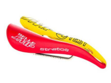 SMP zadel Pro Stratos geel/rood TESTZADEL