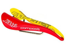 SMP zadel Pro Composit geel/rood TESTZADEL