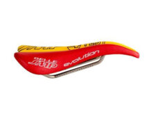 SMP zadel Pro Evolution geel/rood TESTZADEL