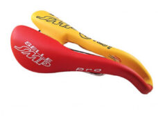 SMP zadel Pro Type Pro geel/rood TESTZADEL