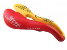 SMP zadel Pro Type Plus geel/rood TESTZADEL