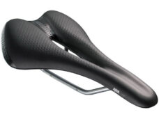 Bontrager zadel Ajna Comp Flow Unisex met stalen rail zwart