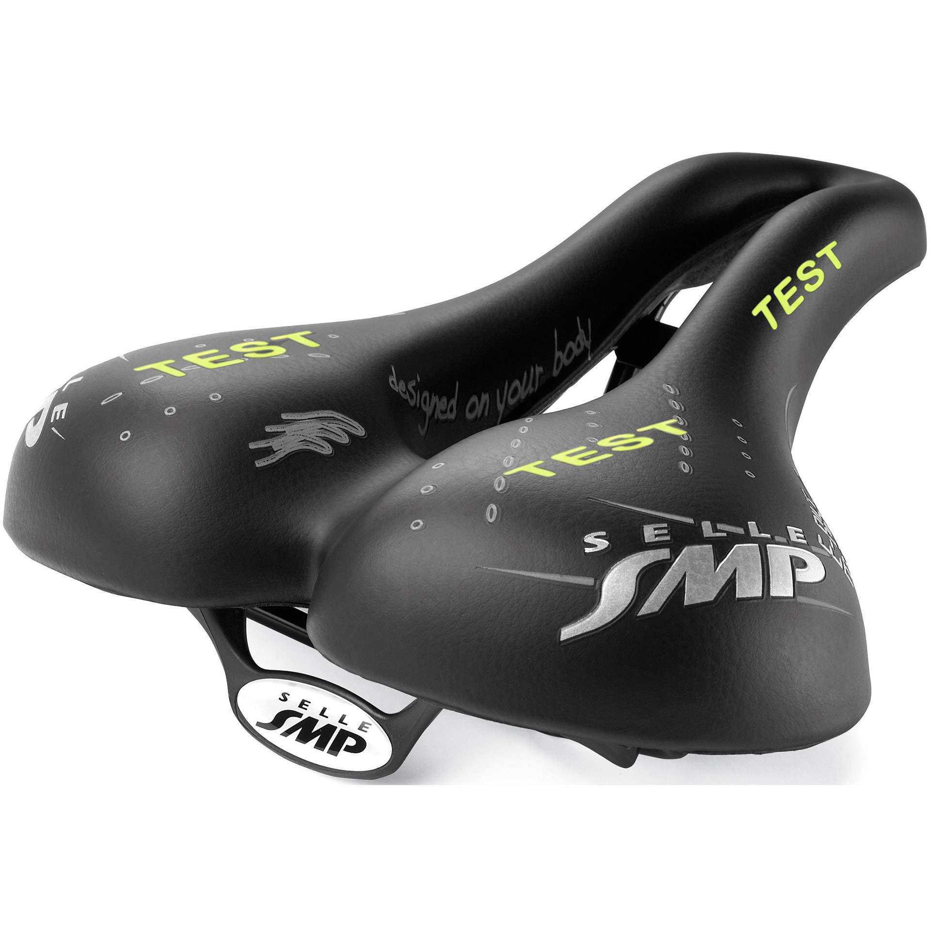 SMP testzadel E-Bike medium zwart/geel