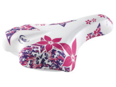 Monte Grappa kinderzadel Magic 16-20" wit/roze