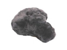 Zadeldek schapenvacht groot A-kwaliteit grijs