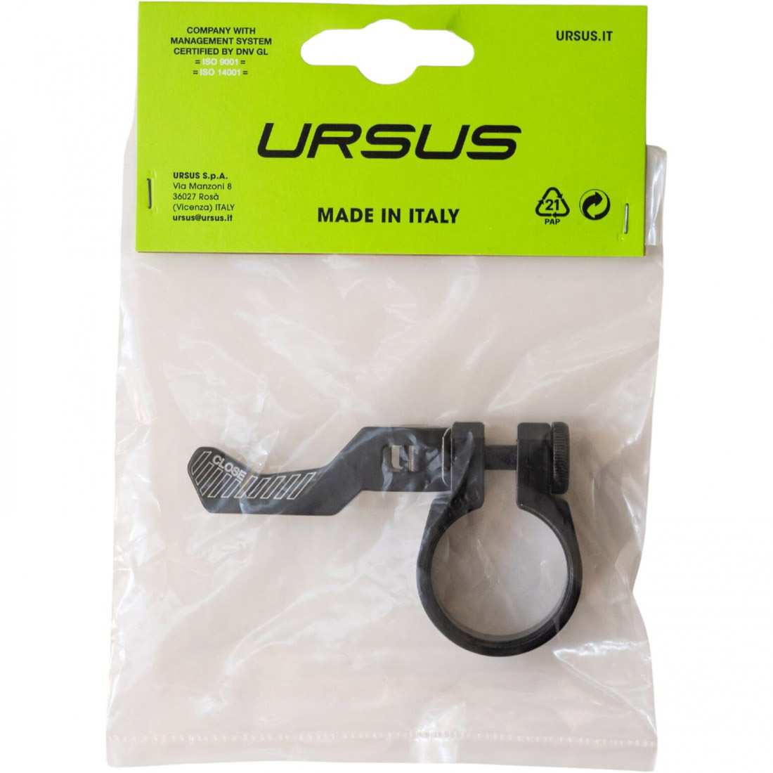 Ursus Zadelpen zwart