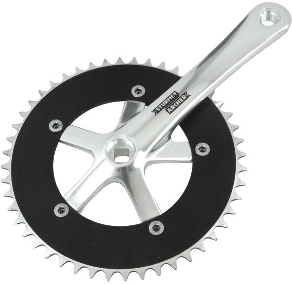 Sturmey Archer crankstel FCT26 ⅛" 46t 170mm zilver