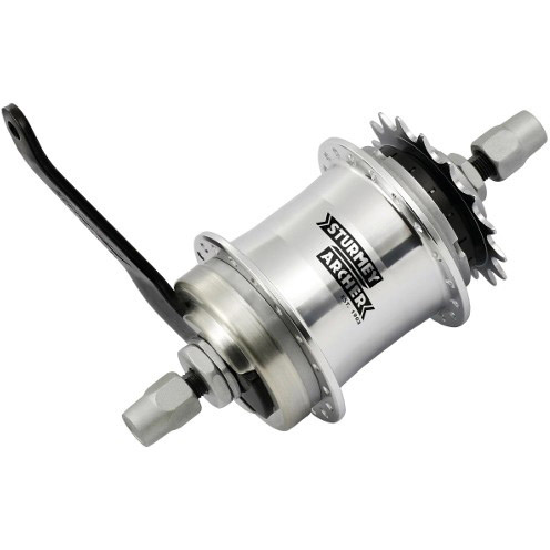 Sturmey Archer achternaaf S1C terugtraprem 36g zilver