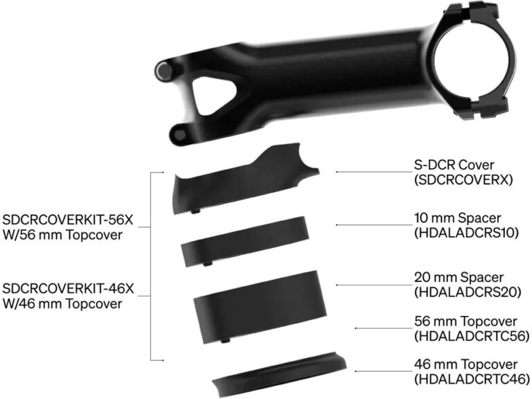 Deda balhoofdstel S-DCR 46mm voor Zero2 en Zero1