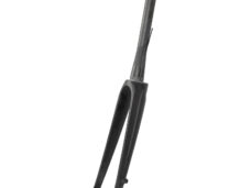 Fourche avant à roulements en laiton, disque en carbone brut non peint de 1⅛ à 1/5".