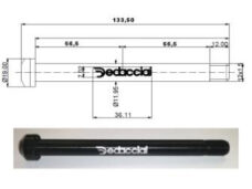 Dedacciai steekas Voor M12 125mm