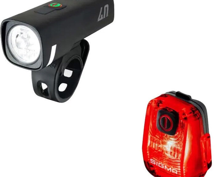 Sigma verlichtingsset Aura 40 + Nyte 10 usb oplaadbaar RSTS