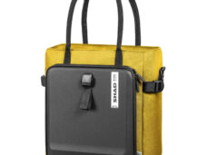 Shad shopper Daily Tote Bag achterdrager 16l mosterdgeel