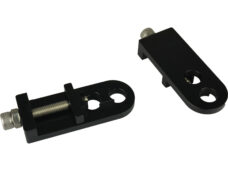 VWP Kettingspanner BMX CNC alu voor 3/8"as black (P/2)