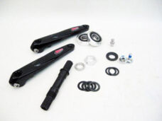 Haro 96606 crankset Forged Cromo 3pc 180mm black
