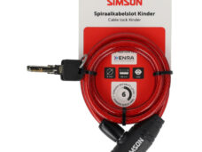 Simson spiraalkabelslot Kinder 8mm 90cm