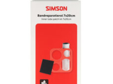 Simson bandenreparatierol met sjabloon 7x20cm