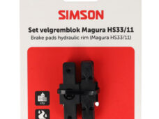 Simson remblokken Magura hydraulische velgrem HS33/HS11
