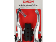 Simson remmenset V-brake voor- en achterrem