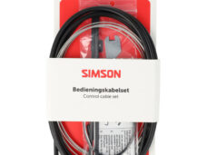 Simson versnellingskabelset Shimano Nexus 4/7/8 RVS zwart