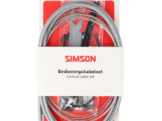 Simson versnellingskabelset Shimano Nexus 4/7/8 RVS grijs