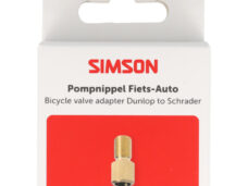 Simson pompnippel fiets/auto