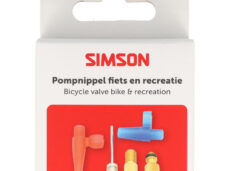 Simson pompnippel assortiment fiets en recreatie 5-delig