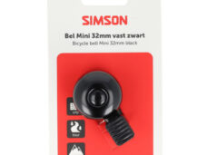 Simson Bell Mini 32 mm à fixation fixe noire